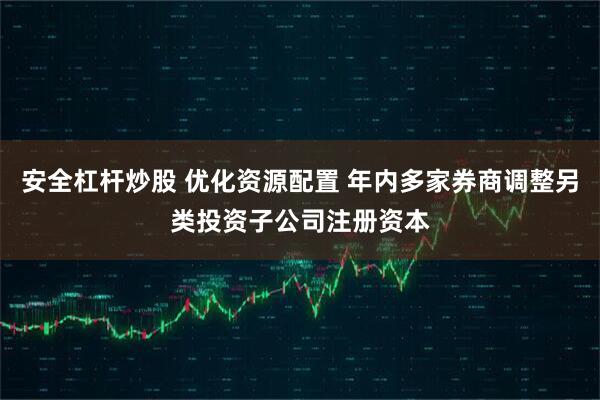 安全杠杆炒股 优化资源配置 年内多家券商调整另类投资子公司注册资本